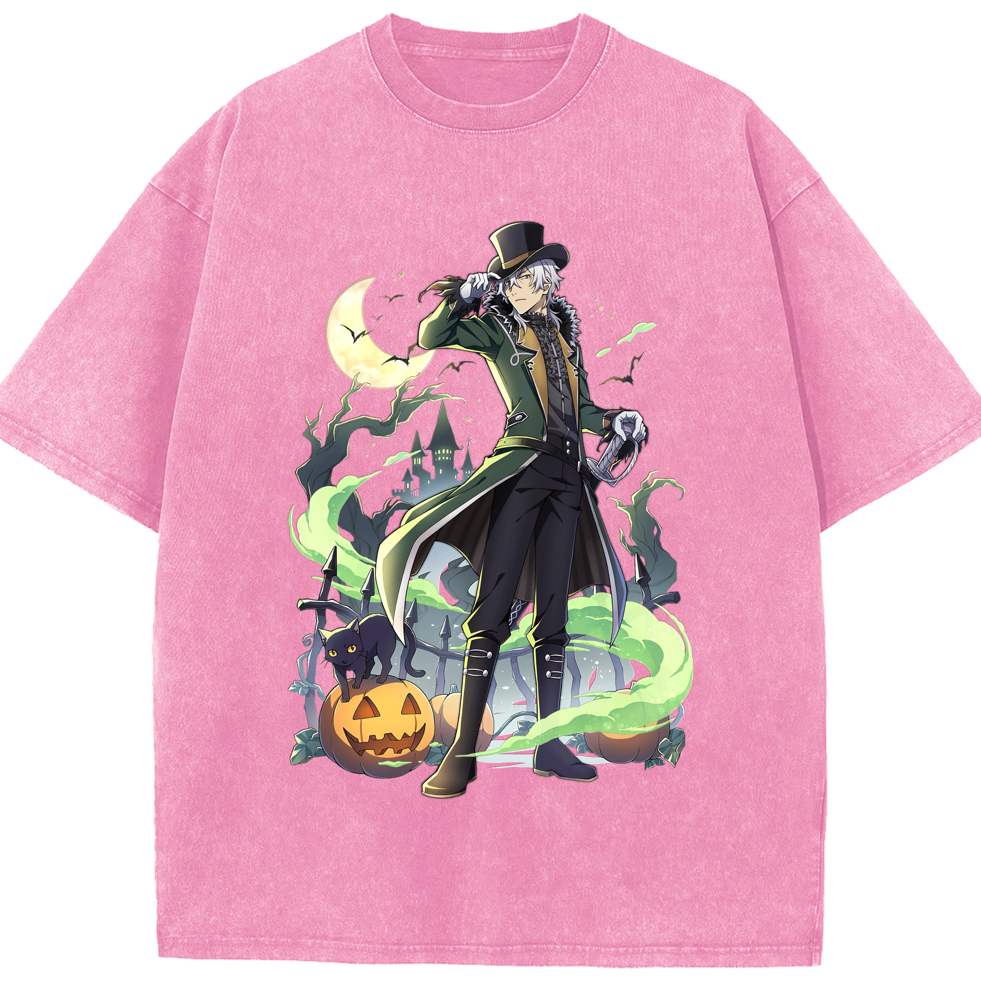 （画像用） 文豪ストレイドッグス Bungo Stray Dogs 綿100% ヴィンテージ風 半袖Tシャツ（フロントプリント）